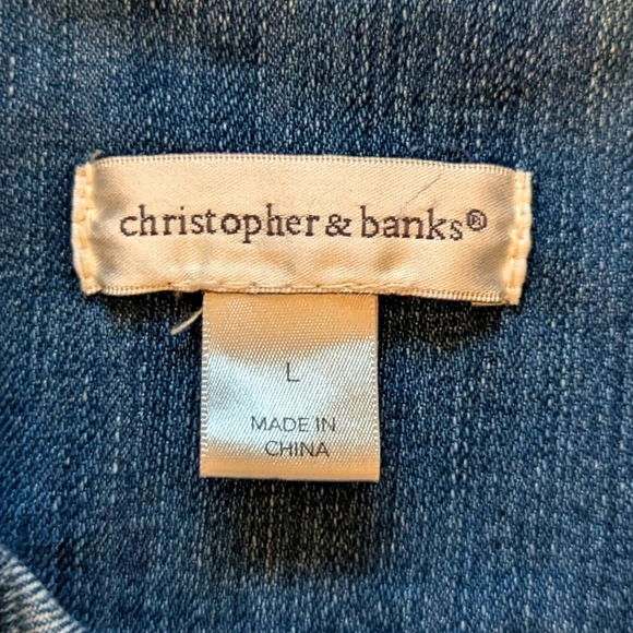 Women's Size L Jean Jacket - Picture 6 of 6